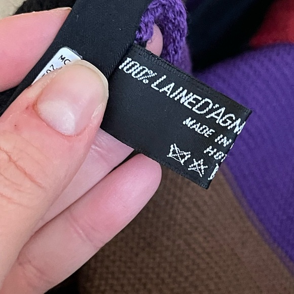 Sonia Rykiel lambswool colorblock scarf 16” x 102” - Picture 9 of 15